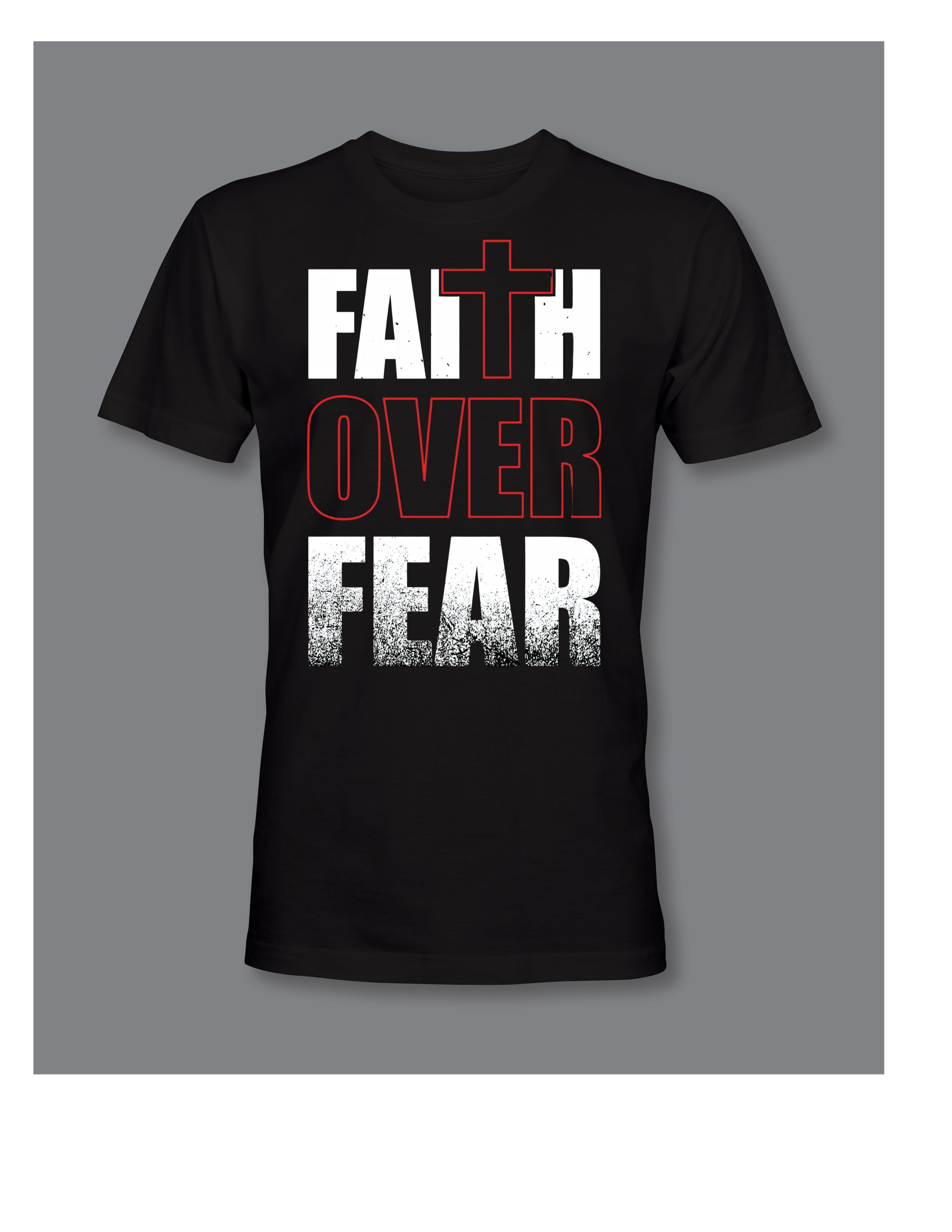 Faith Over Fear T-Shirt Front Logo